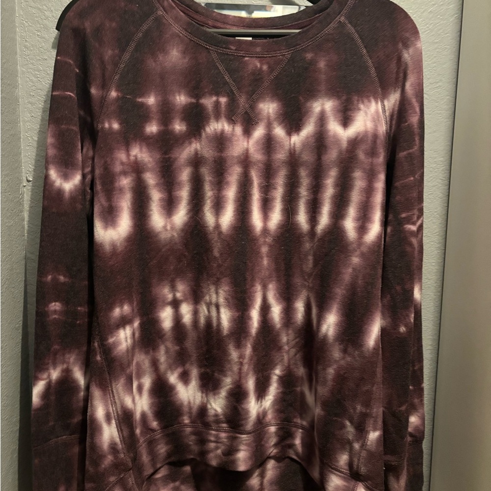 GreenTea purple tie dye Sweatshirt